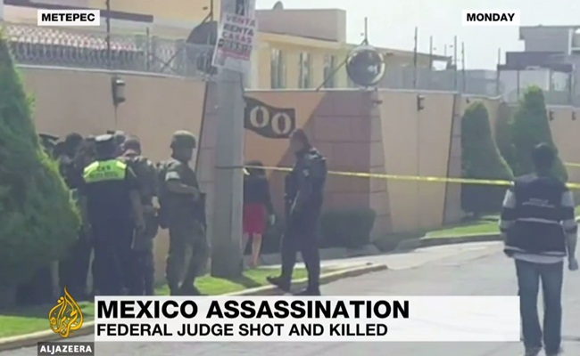 Lokasi penembakan hakim Vicente Antonio Bermudez Zacaria - [Meksiko] Hakim Pemeriksa Perkara Kartel Narkoba Tewas Ditembak