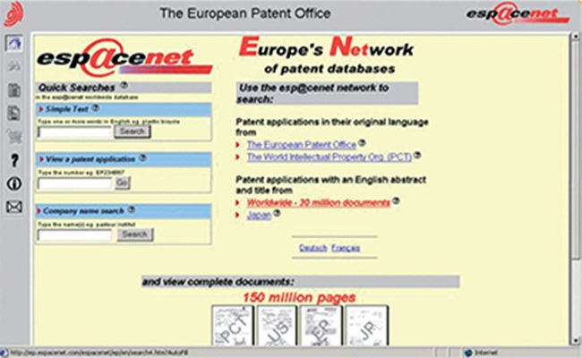 Espacenet epo.org  - Espacenet Selama 20 Tahun Melayani Akses Informasi Paten di Eropa